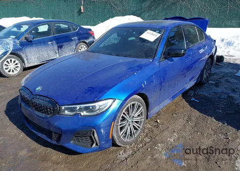 2021 BMW 3 Series M340I xDrive из США, поврежденный, VIN 3MW5U9J03M8B58743